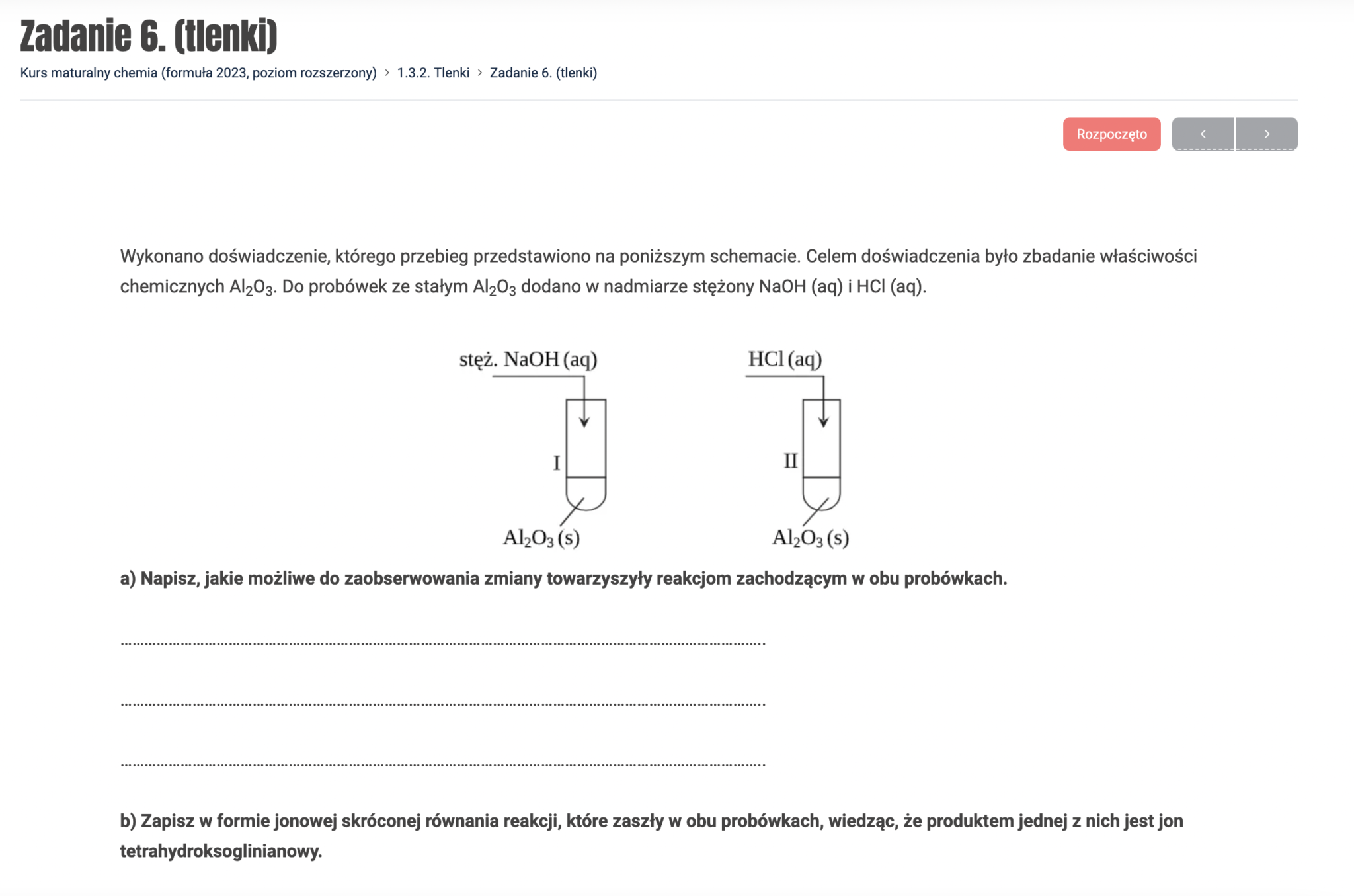 Kurs maturalny z chemii - 100% wymagań CKE!